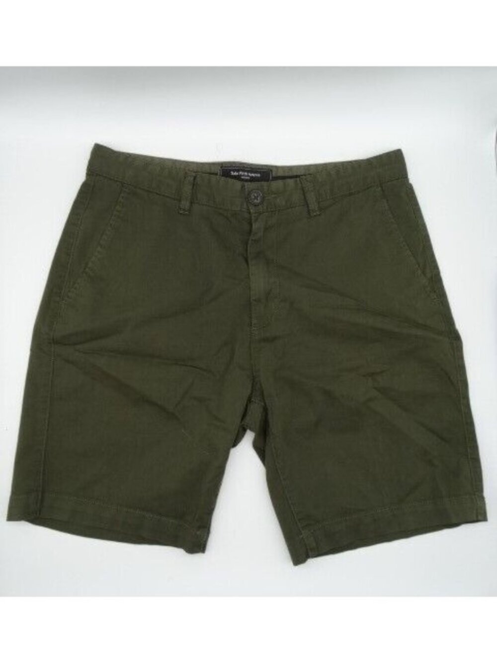 Saks Fifth Avenue Men's Shorts Size 30 Green Modern Cotton Shorts
